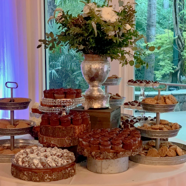 dessert table